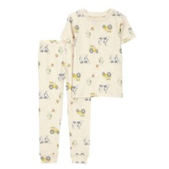 Carter's Child of Mine Girls Baby and Toddler Pajama Set, 12M-5T- Truck