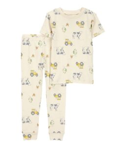 Carter's Child of Mine Girls Baby and Toddler Pajama Set, 12M-5T- Truck