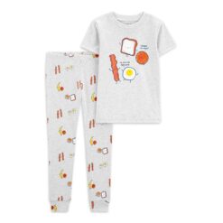 Carter's Child of Mine Girls Baby and Toddler Pajama Set, 12M-5T- Brunch Squad