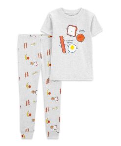 Carter's Child of Mine Girls Baby and Toddler Pajama Set, 12M-5T- Brunch Squad