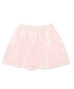365 Kids by Garanimals Girls Sequin Skirt, Pink Sizes 4-10