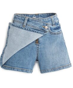 Wonder Nation Girls Jeans Skort, Light Blue, Sizes 5-18