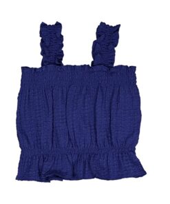 Wonder Nation Girls Textured Knit Tank, Navy Blue - Sizes 4-18 & Plus