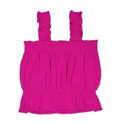 Wonder Nation Girls Textured Knit Tank, Fuchia Pink - Sizes 4-18 & Plus