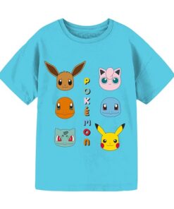 Pokémon Girls Short Sleeve Graphic T-Shirt, Blue-  Sizes 4-16