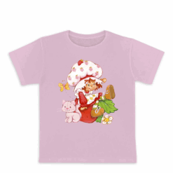 Strawberry Shortcake Short Sleeve Graphic T-Shirt, Pink-  Sizes 4-16