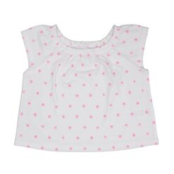 Wonder Nation Girls Elastic Neckline Knit Top - White, Sizes 4-18 & Plus