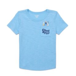 Garanimals Toddler Boys Embroidered Pocket T-Shirt, Blue - Sizes 18M-5T