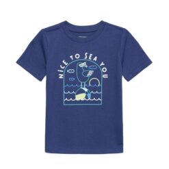 Garanimals Toddler Boy Short Sleeve Graphic T-Shirt, Navy Blue - Sizes 18M-5T
