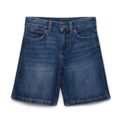 Wonder Nation Tween Girls Wide Leg Jeans Shorts, Dark Blue -Sizes 5-18