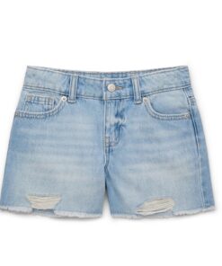 Wonder Nation Tween Girls Cutoff Denim Shorts, Blue Jeans - Sizes 5-18