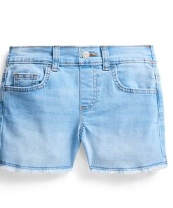 Wonder Nation Girls Denim Core Shorts, Light Blue Jeans - Sizes 4-18 & Plus