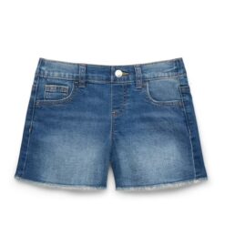 Wonder Nation Girls Denim Core Shorts, Medium Blue Jeans- Sizes 4-18 & Plus