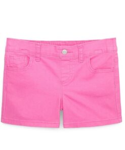 Wonder Nation Girls Denim Short, Pink Jeans - Sizes 4-18 & Plus