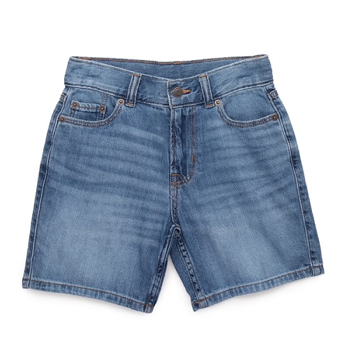 Wonder Nation Boys Denim Shorts, Medium Blue Jeans Sizes 4-16 Husky