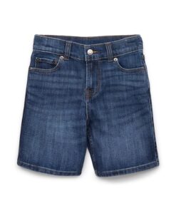 Wonder Nation Boys Denim Shorts, Medium Enzyme Blue Jeans Sizes 4-16