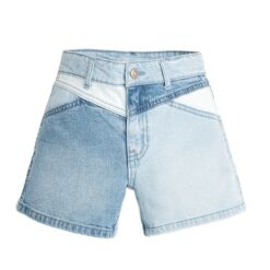 Wonder Nation Girls Fashion Denim Shorts, 2 Tone Jeans Sizes 5-18