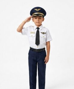 Career Day Kids Realistic Costume Play Set - Pilot