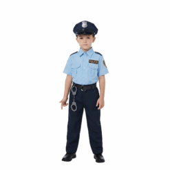 Career Day Kids Realistic Costume Play Set - Police