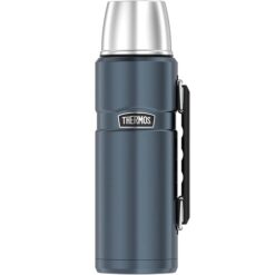 Thermos Genuine Stainless Steel 1.2Lt Bottle Flask - Gun Metal