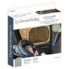 Dreambaby Insta-Cling Static Cling Car Window Shades, UPF 50+ Sun Protection, 2 Pack, Black