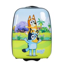 BBC Bluey Kid's 16" Carry On Hardside Luggage Spinner -Light Blue