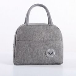 Brivilas Portable Leak Proof Thermal Lunch Bag, Grey