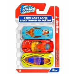 Turbo Wheels Die Cast Cars - 3 -in- 1 Pack - BRL