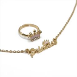 Wonder Nation Princess Necklace and Ring Set, 2-Piece