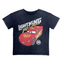 Disney Pixar Cars Toddler Graphic Crewneck Tee with Short Sleeves, Sizes 12M-5T