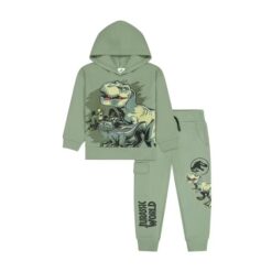 Jurassic World Toddler Boys Graphic Hoodie and Jogger Pants Set, 2-Piece, Sizes 12M-5T