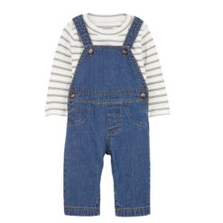 Carter's Child of Mine Baby and Toddler Boy Overalls Set, 2-Piece