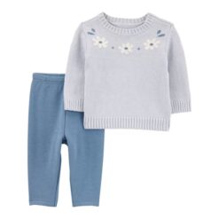Carter's Child of Mine Baby and Toddler Outfit Set, 2-Piece - Blue
