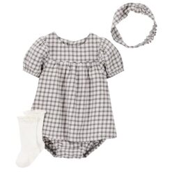 Carter's Child of Mine Baby Girl Dress Set, 3-Piece