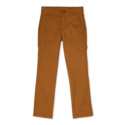 Wonder Nation Boys Cotton Pull-On Carpenter Pants - Brown
