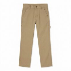Wonder Nation Boys Cotton Pull-On Carpenter Pants - Khaki