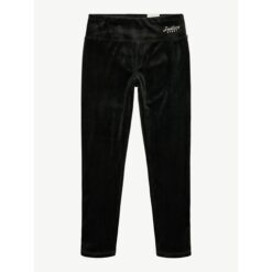 Justice Girls Velvet Legging Pant - Black